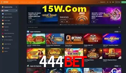 A Experiência Imersiva dos Cassinos Ao Vivo no 444bet
